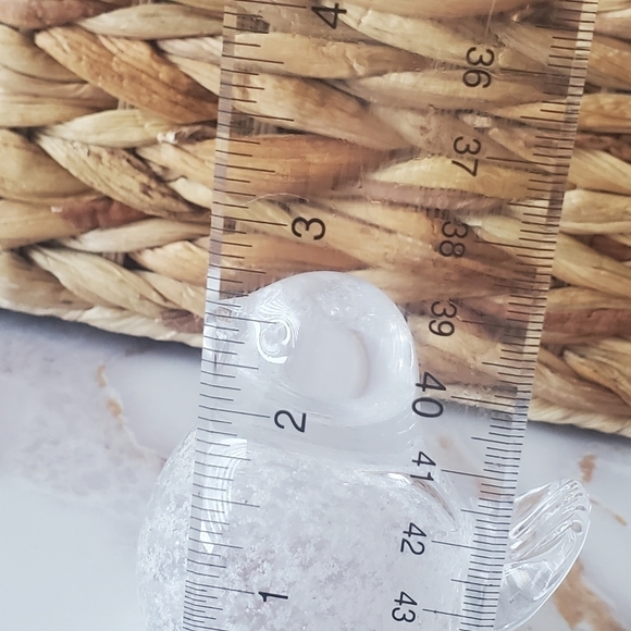 Art Glass Bird Dove Figurine Paperweight Controlled Bubbles Hand Blown. - Picture 9 of 11